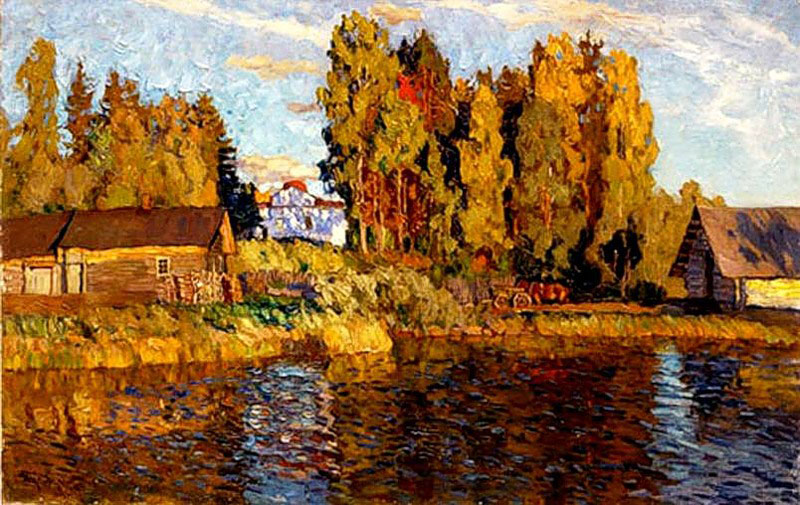 in the evening